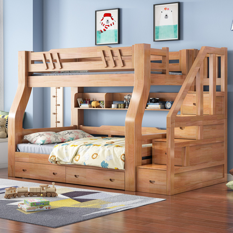 Bunk Beds for Girls Cool Design Hot Selling at an Cheap Price Bunk Bed Multifunctional Mother and Child Bed High Quality Wooden