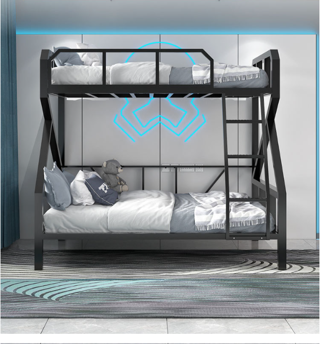 High Quality Double Decker Bedroom Furniture Metal Bunk Kids Beds Most Popular at Cheap Price Popular Iron for Kids Carton Panel