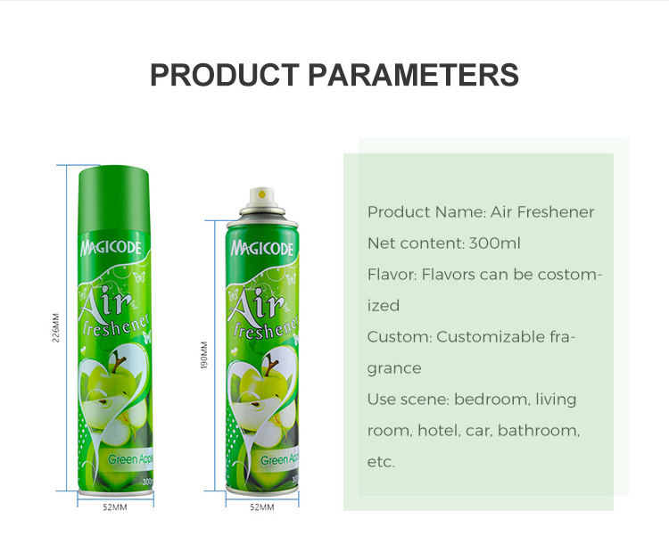 Wholesale OEM Organic Fragrance Room Air Freshener Deodorizer Car Air Freshener Spray