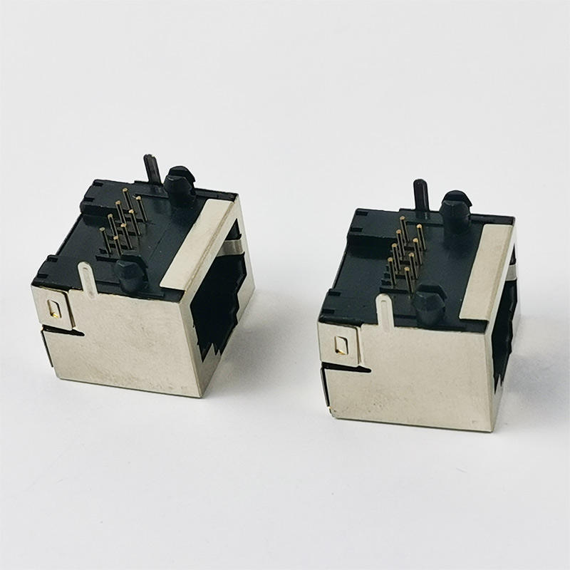 Rj45 Cat6 Feed Through Connector Boots Rj45 Female to Female Connectors Custom Electrical Connectors