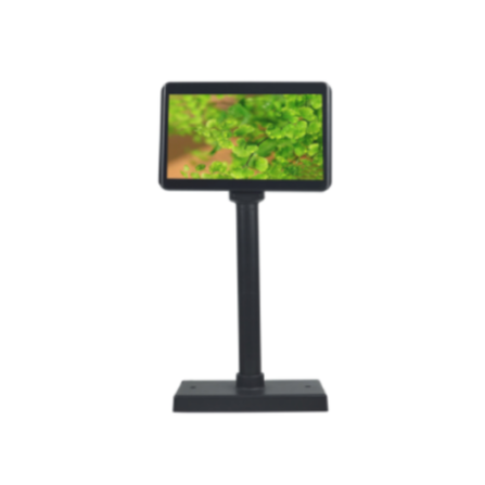 USB power 7 inch Customer display pole monitor for small counter