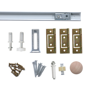 High quality household 30 LBS sliding bifold door wooden wardrobe door hardware kit folding door hardware