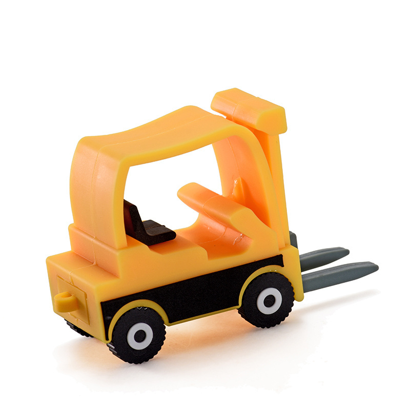 pvc Forklift truck model USB Flash Drive creative pen drive car memory stick 8gb cartoon 3D flashdisk