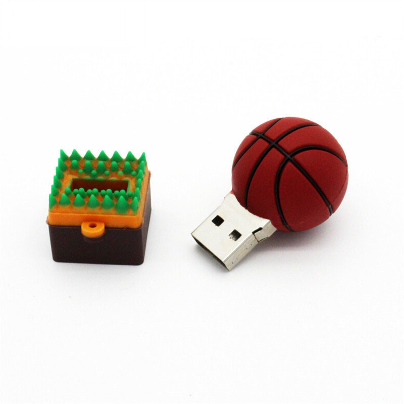 pormo gifts cartoon ball usb flash drive  2.0  memory stick  4GB 16GB 32GB 64GB 512gb cle usb pendrive U disk