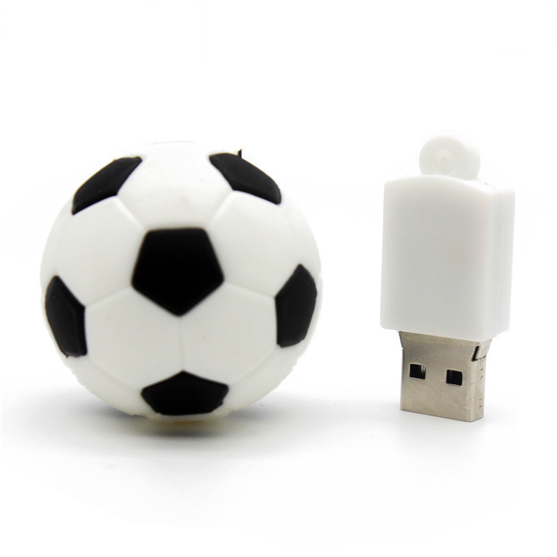 Cool Gadgets memorias usb stick Football Shape 3.0 2.0 Pen Drives 64GB 128GB 256GB PVC USB Flash drive disk