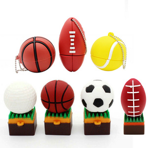 pormo gifts cartoon ball usb flash drive  2.0  memory stick  4GB 16GB 32GB 64GB 512gb cle usb pendrive U disk