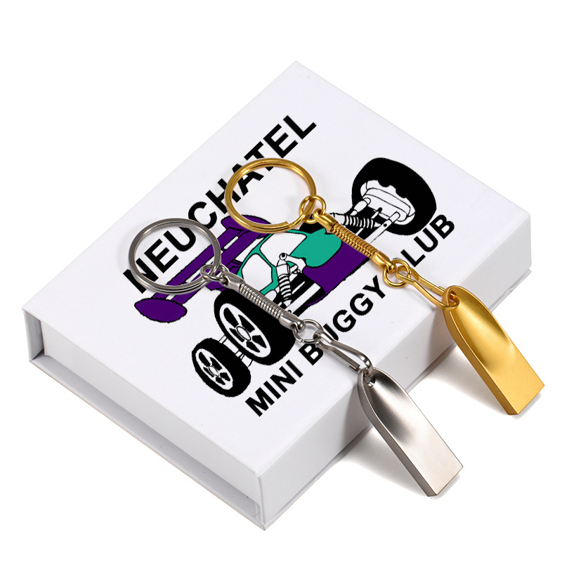 metal  thumb drive with chain 4Gb 8Gb 16Gb Memory Stick 32Gb 2.0 3.0 Mini Pendrive usb flash drive 2 gb with box custom logo