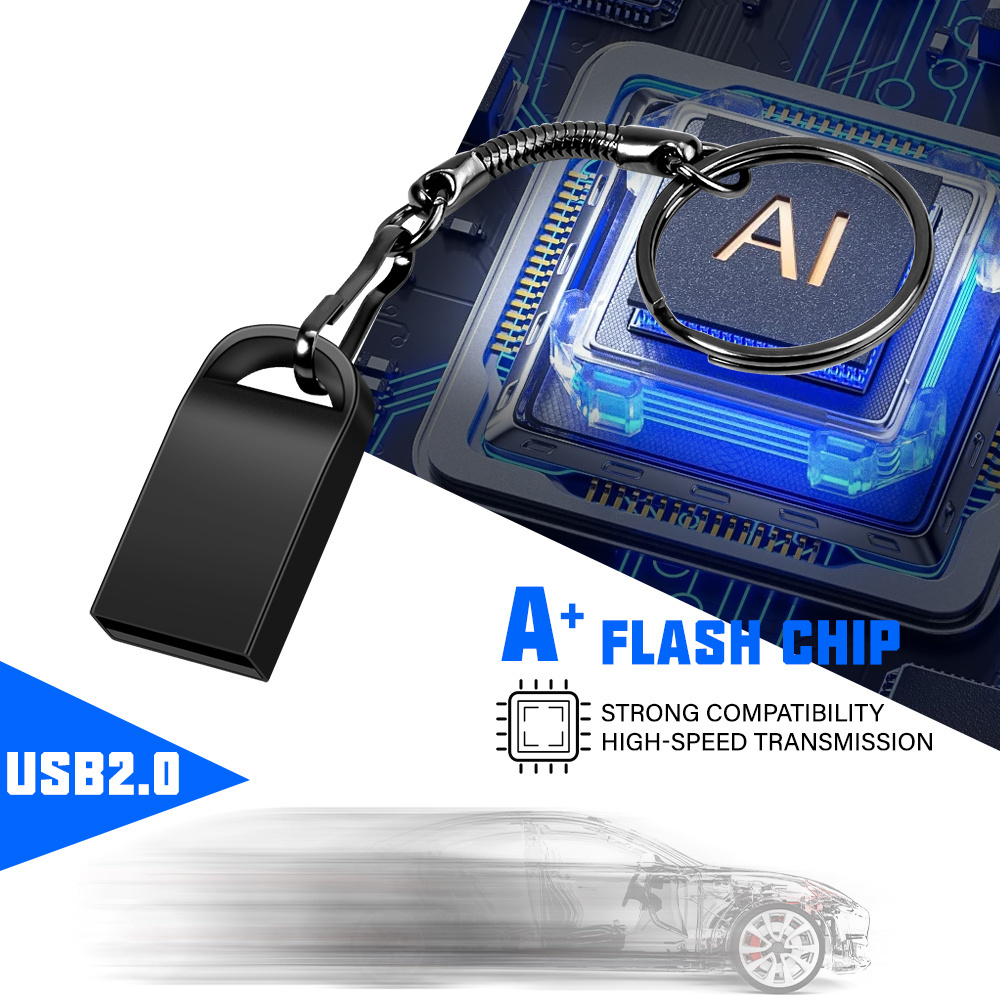 jaster usb Flash Drives Metal Waterproof PenDrive Mini Personality USB Stick with key ring High Speed thumb jump drive