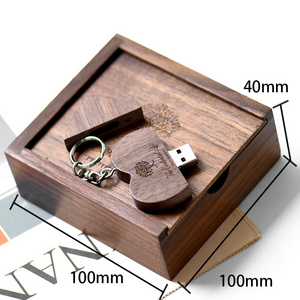 custom flat usb memory stick pendrive heart wood pen drive 8GB 16GB 32GB 64GB 128GB u disk  flash drives