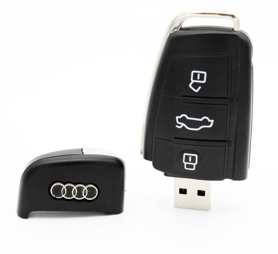 Creative Car Key USB Flash Drive Wholesale Pendrive 128GB 32GB Car Key FlashDrive Cool gadgets USB 2.0 Memory Stick