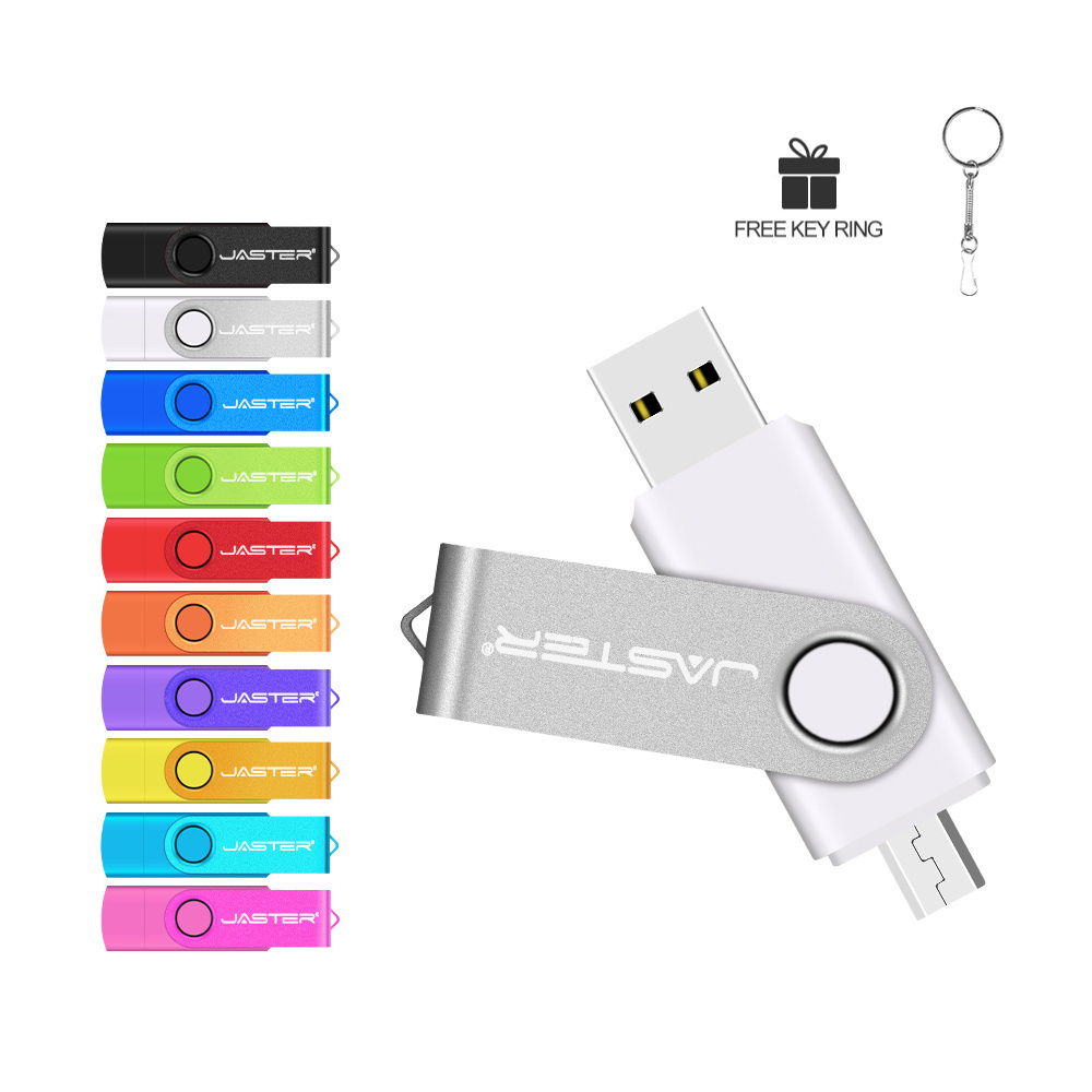 High Quality 2 In 1 Swivel 3.0 pen jump drive 128gb 64gb Pendrive 32GB 16GB 8GB Memory Stick u Disk OTG Usb Flash Drives