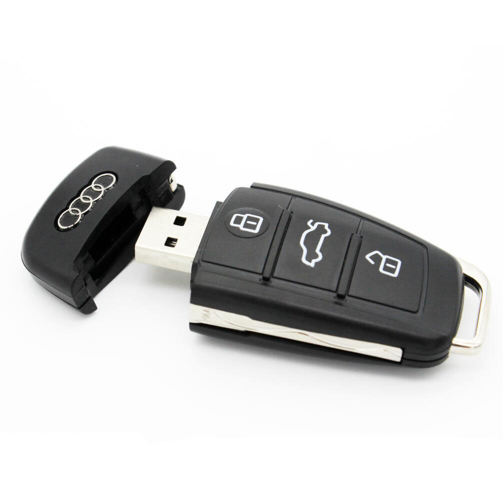 Creative Car Key USB Flash Drive Wholesale Pendrive 128GB 32GB Car Key FlashDrive Cool gadgets USB 2.0 Memory Stick