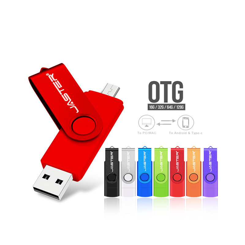 High Quality 2 In 1 Swivel 3.0 pen jump drive 128gb 64gb Pendrive 32GB 16GB 8GB Memory Stick u Disk OTG Usb Flash Drives