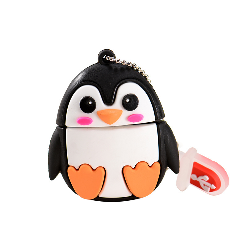 jaster Pvc Cartoon Animal Usb Stick Memory 6gb 32g 64gb Memory Stick mini Usb 2.0 3.0 Flash Drive