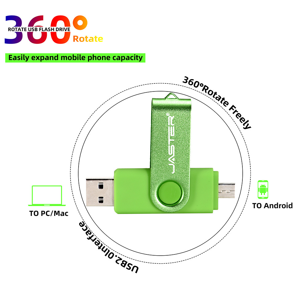 High Quality 2 In 1 Swivel 3.0 pen jump drive 128gb 64gb Pendrive 32GB 16GB 8GB Memory Stick u Disk OTG Usb Flash Drives