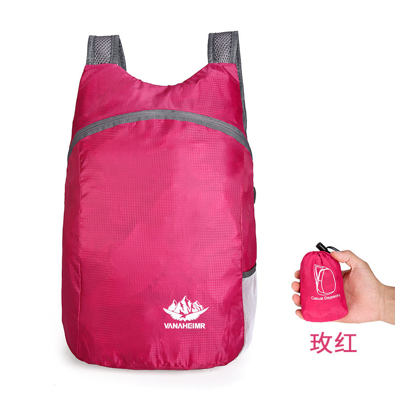 Wholesale Lightweight Outdoor Travel Backpack  Waterproof foldable bag Day backpack for Women Men