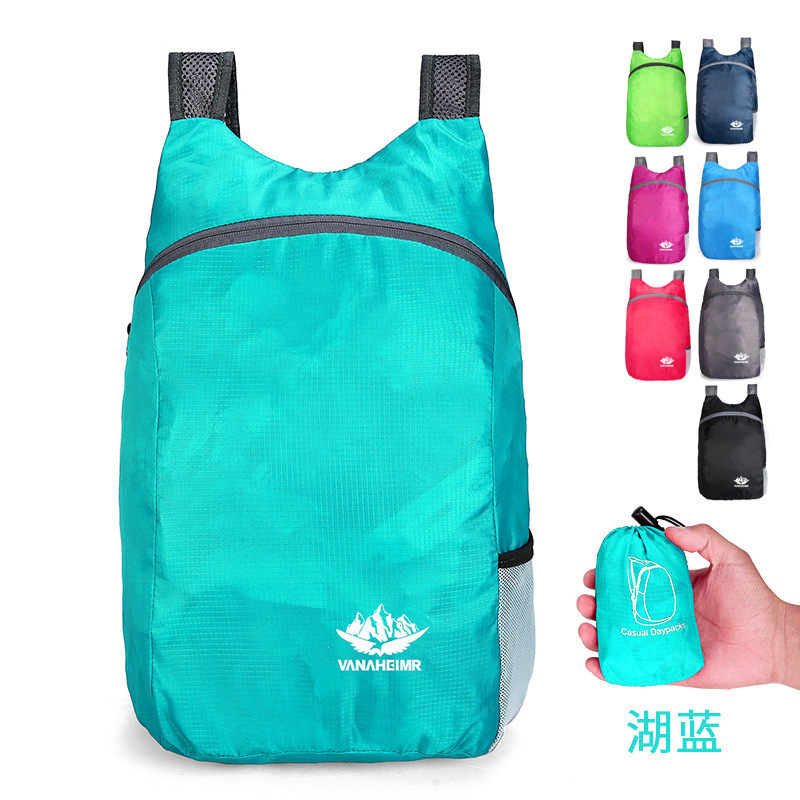 Wholesale Lightweight Outdoor Travel Backpack  Waterproof foldable bag Day backpack for Women Men