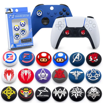 Custom Controller Thumb Grip Game Accessories For Xbox/PS4/PS5/Switch Pro Controller Joystick Silicone Cover