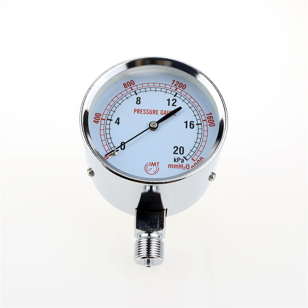 Pressure Gauge 0-20Kpa Control Pressure Gauge For Industrial Gas Burner LPG Gas Pressure Gauge