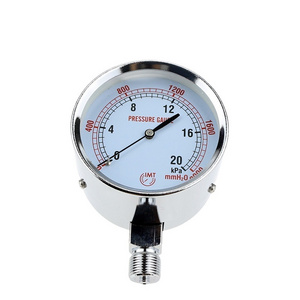 Pressure Gauge 0-20Kpa Control Pressure Gauge For Industrial Gas Burner LPG Gas Pressure Gauge