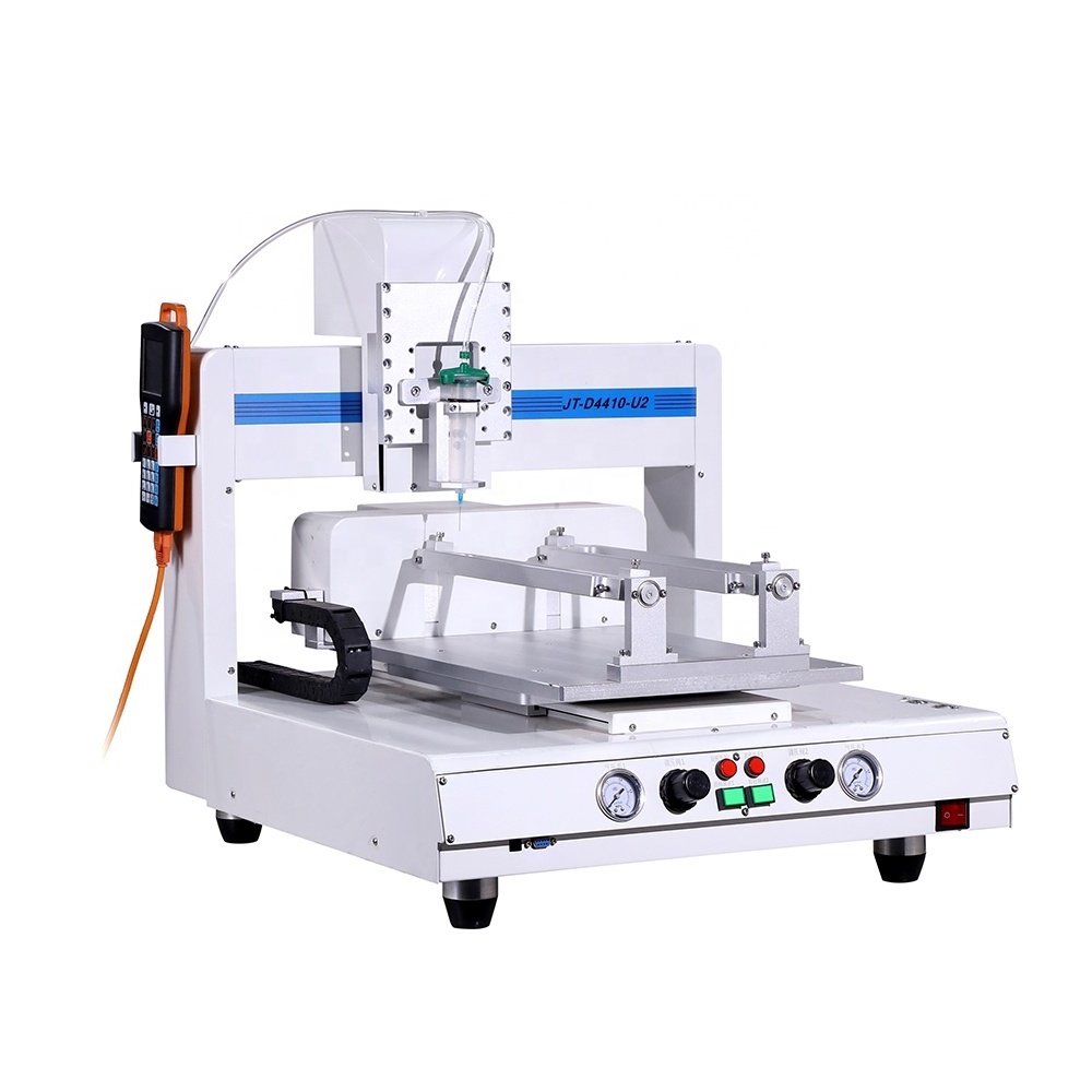 Desktop Liquid Glue Dispenser Epoxy Silicone Mixing Automatic Liquid Dispensing Machine