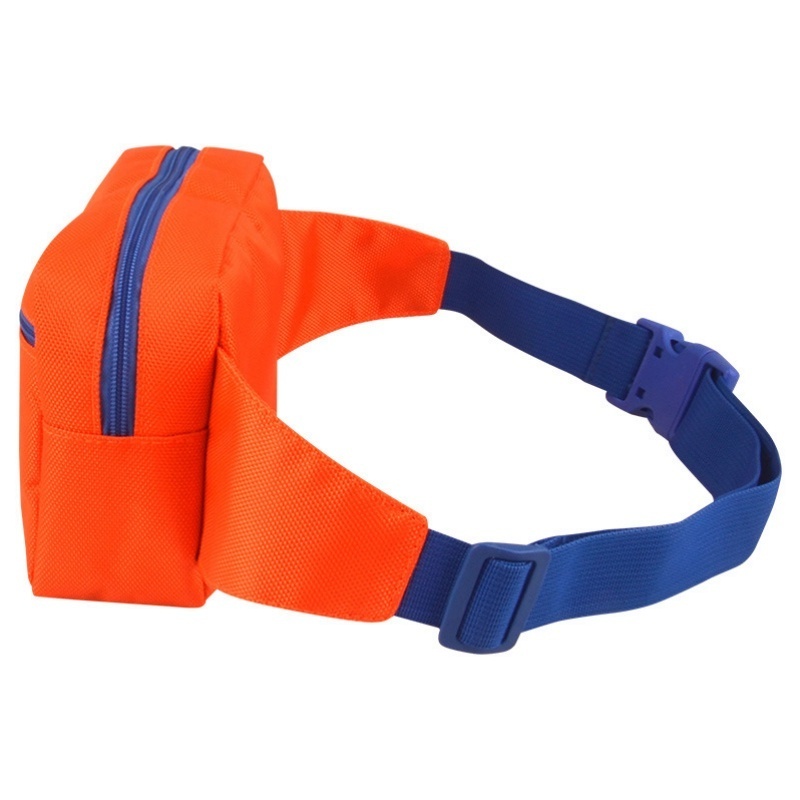 Water-resistant Polyester Fanny Crossbody Packs With Front Pocket Orange Belt Bag For Women