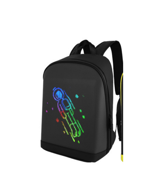 New Arrival Water-repellent Softback For Outdoor Extra-light Day-pack With Lighting Fashionable Led Leisure Backpack