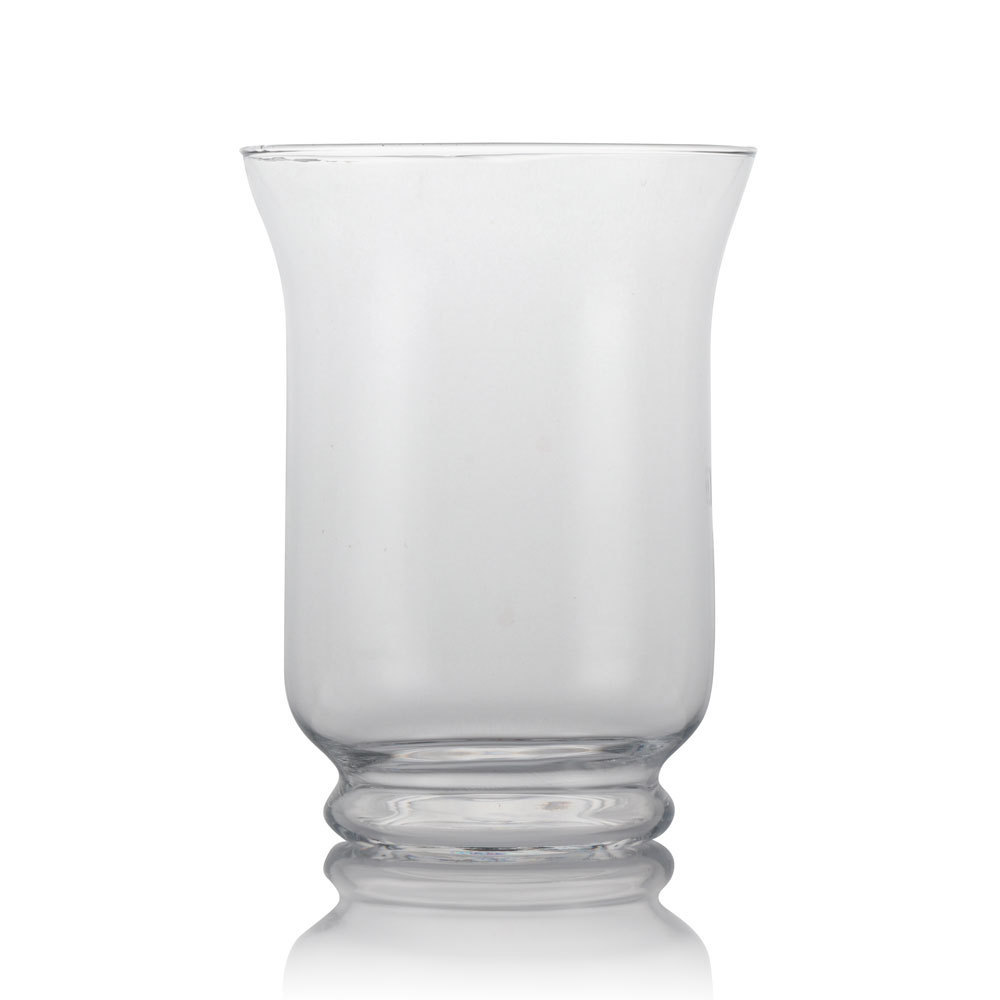 wholesale candle holder clear hurricane glass vase