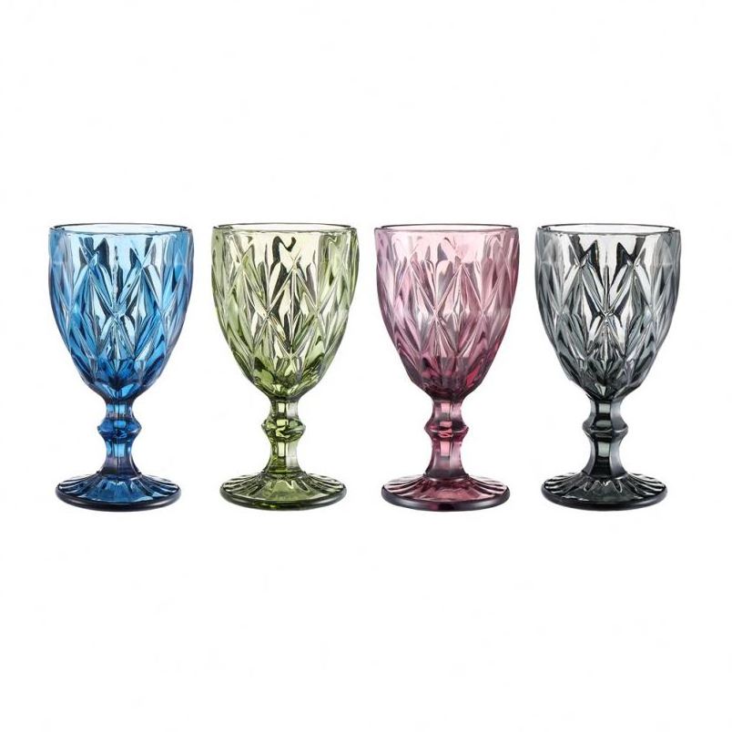 Large Huge Over Size Clear Glass Giant Wine Goblet