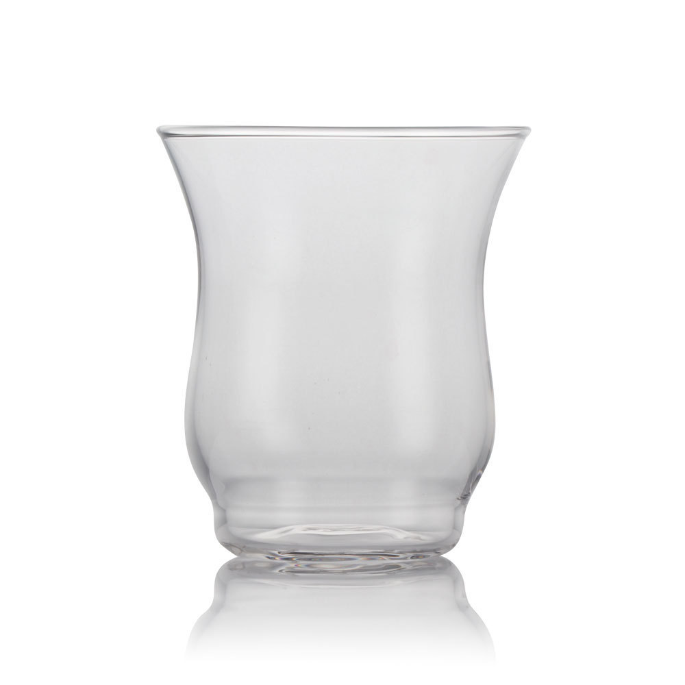 wholesale candle holder clear hurricane glass vase