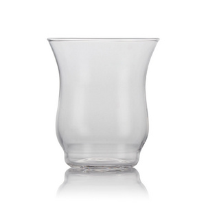 wholesale candle holder clear hurricane glass vase