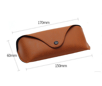 Sunglasses leather box custom logo shades packaging glasses case 2022