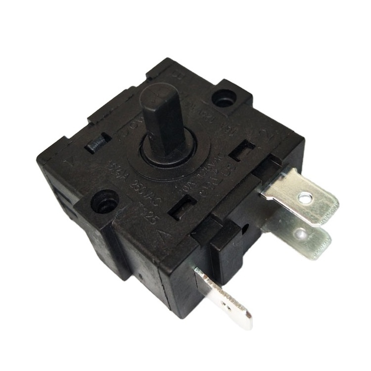 Towei 10A 16A 20A 250VAC 3 Pin 3 position Manual  Electric Heating  Heater Rotary Selector Switches