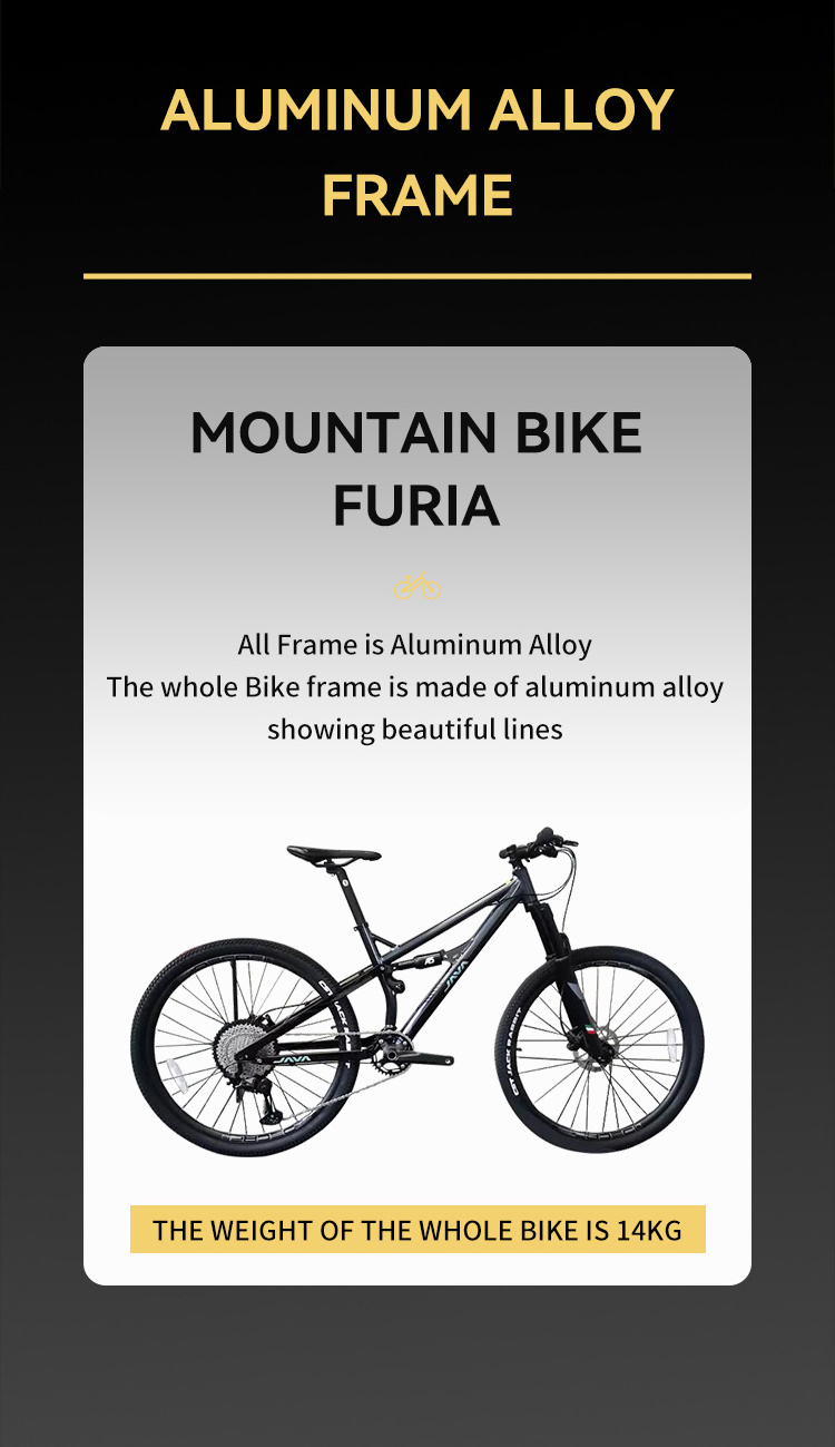 Java FURIA 9S 29 inch Dual Suspension Mountainbike Frame 9 Speed Gear Bicycle Fat Tire Mountain Snow Dirt Bike for Sale