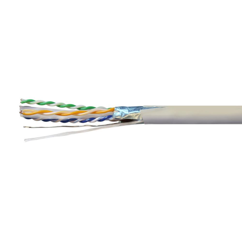 FTP CMR 23AWG, Bare Copper CAT6 Bulk Ethernet Cable For In-wall/Outdoor