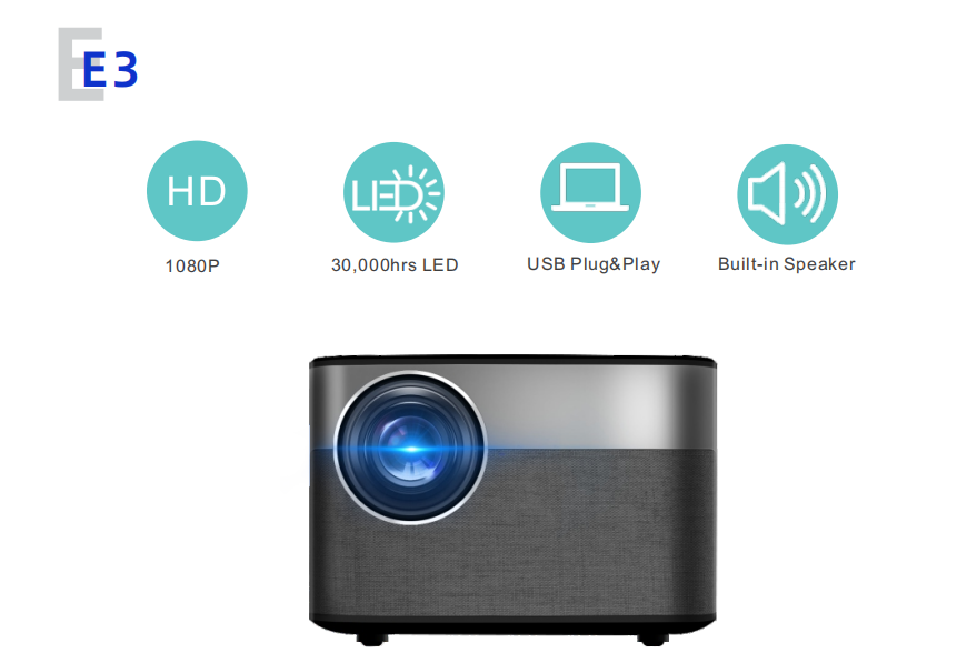 New product pre-sale E3 cheap portable home theater video wireless mobile phone hd 1080p led lcd projectors