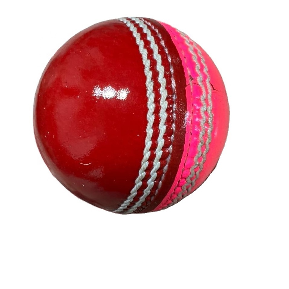 Double color High Quality Cricket ball Custom Design Match ball