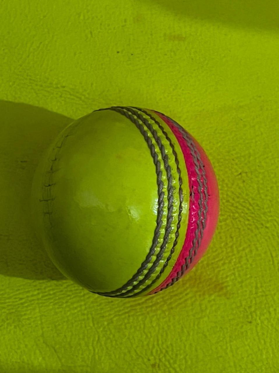 Double color High Quality Cricket ball Custom Design Match ball