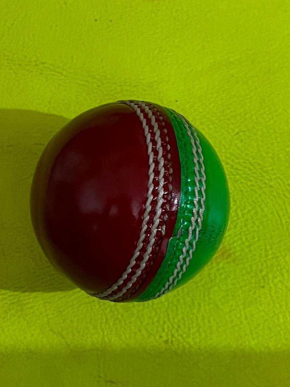 Double color High Quality Cricket ball Custom Design Match ball