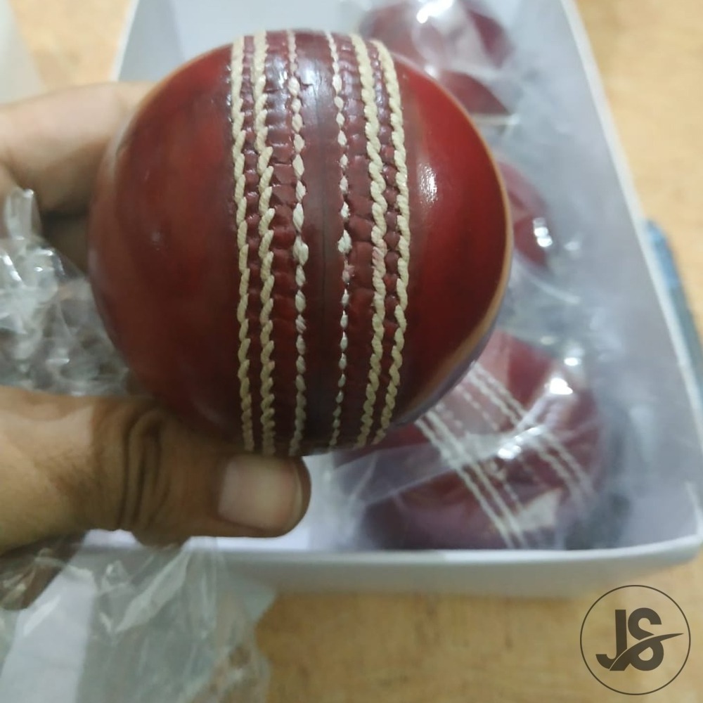 Pak Alum Custom Logo Cricket Hard Ball Wholesale Hand Stitched 50 Overs best Quality Leather Red White Bowling Machine Balls