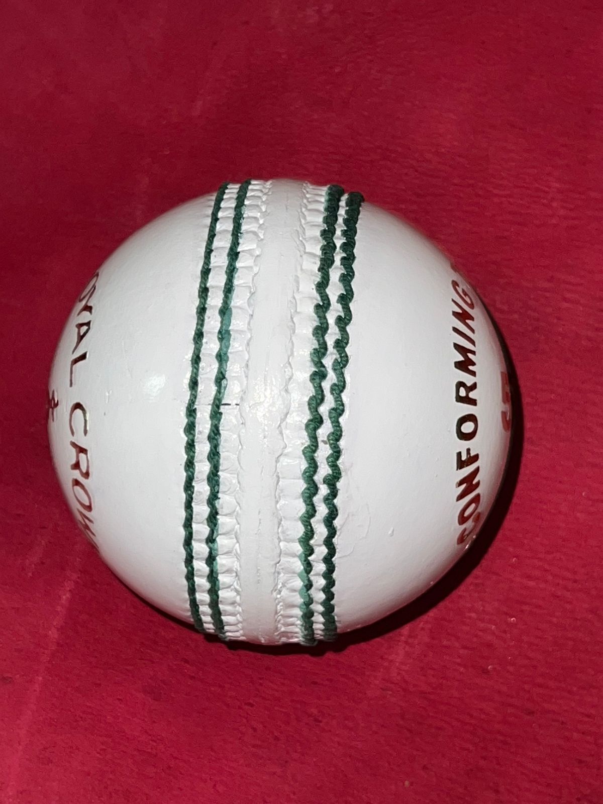 Custom Logo Cricket Hard Ball Wholesale Hand Stitched 50 Overs High Premium Quality Leather Red White Bowling Machine Balls