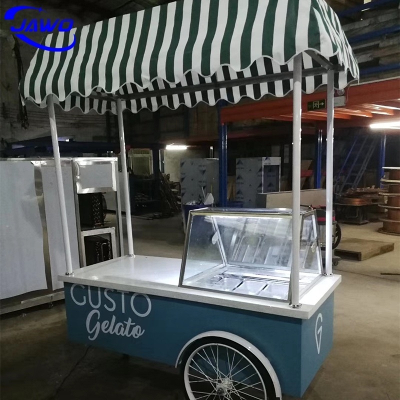 High Efficiency Ice Cream Food Cart Ice Cream Cart Bike For Sale