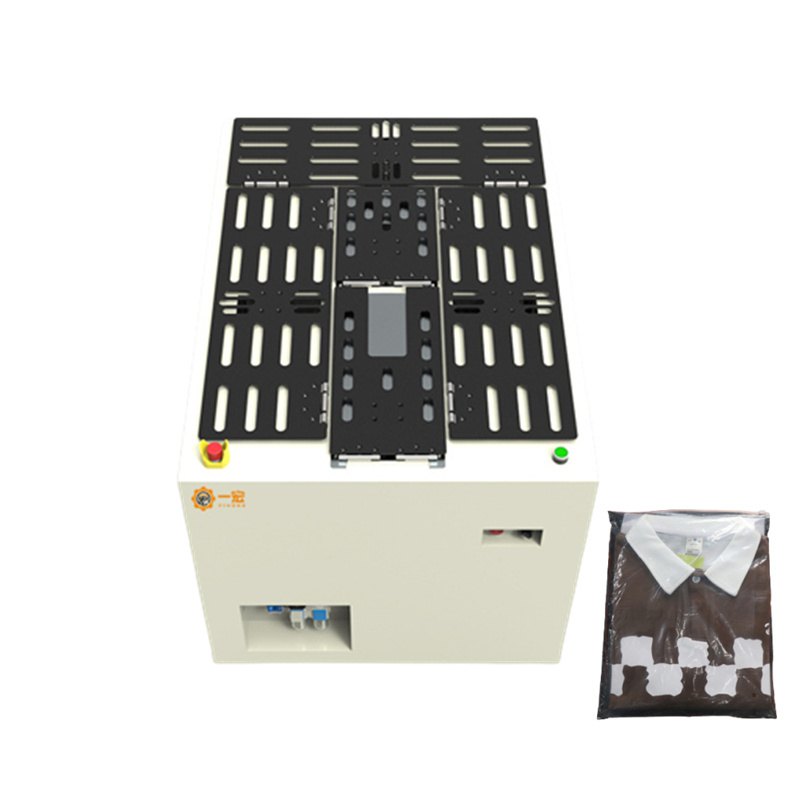 Leather T Shirt Folding Machine Automatic Iron And Folding Machine For Clothes