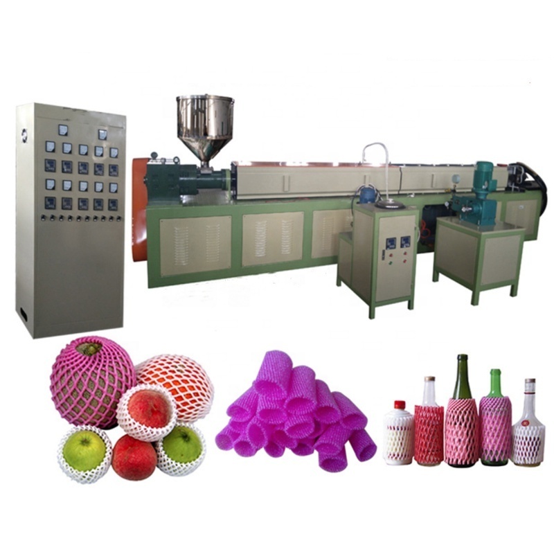 Newest Plastic Mesh Foam Epe Extruder Machine Epe Fruit Net Making Machine