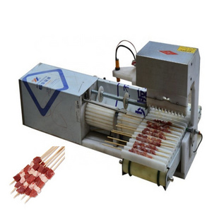 Minced Meat Skewer Machine Automatic Satay Skewer Grill Machine Souvlaki Skewer Machine