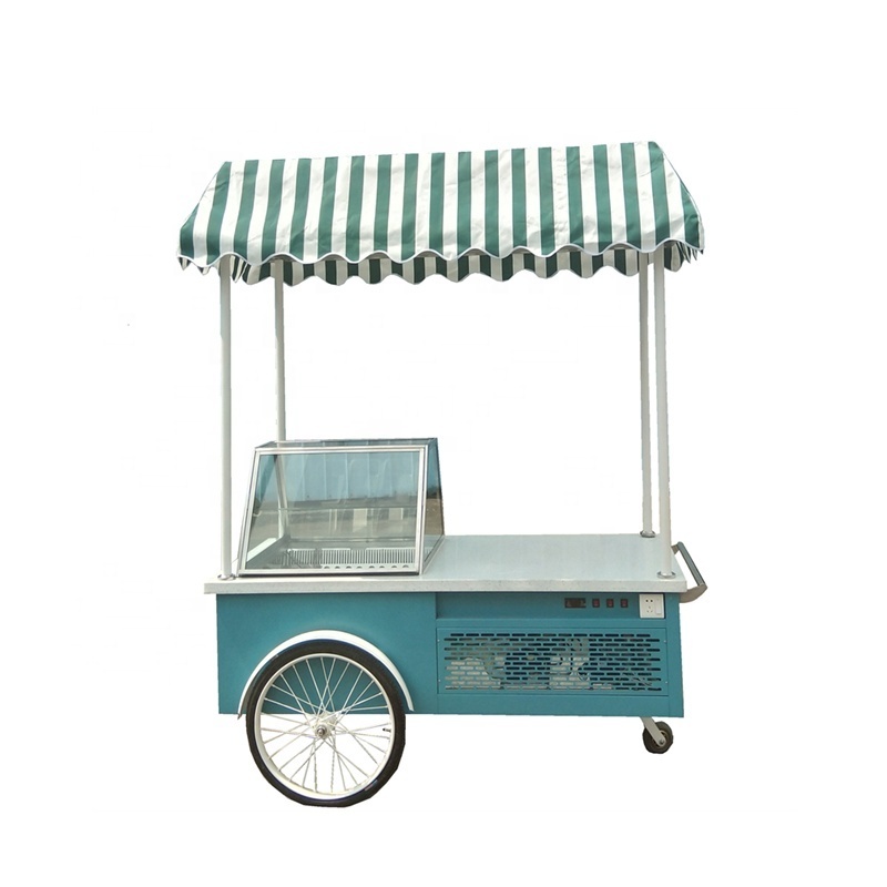 High Efficiency Ice Cream Food Cart Ice Cream Cart Bike For Sale