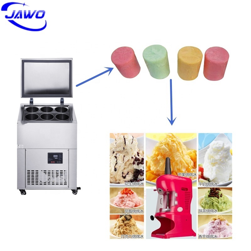 2022 Newest Taiwan Snow Ice Block Making Machine Southern Snow Shaved Block Ice Machine