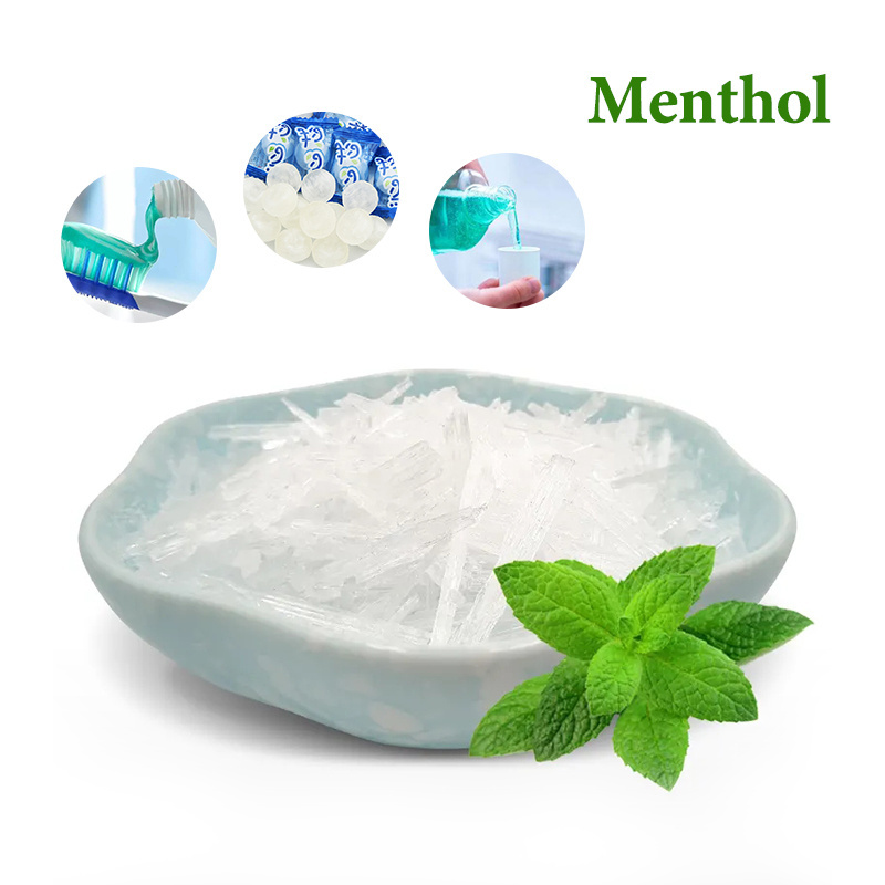 Natural menthol crystals extracted from pharmaceutical grade pure plants for hot sale