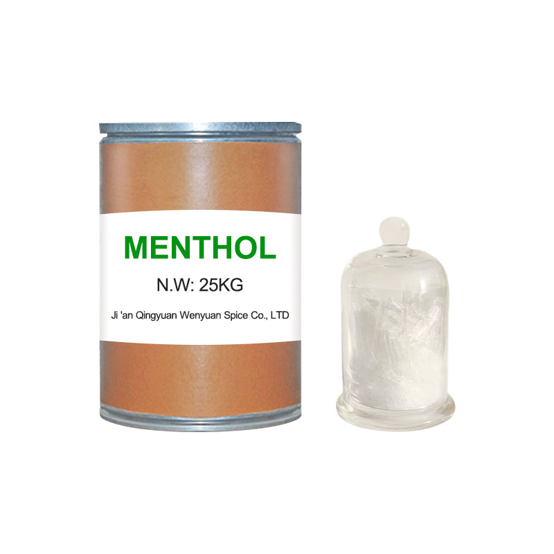 Natural menthol crystals extracted from pharmaceutical grade pure plants for hot sale