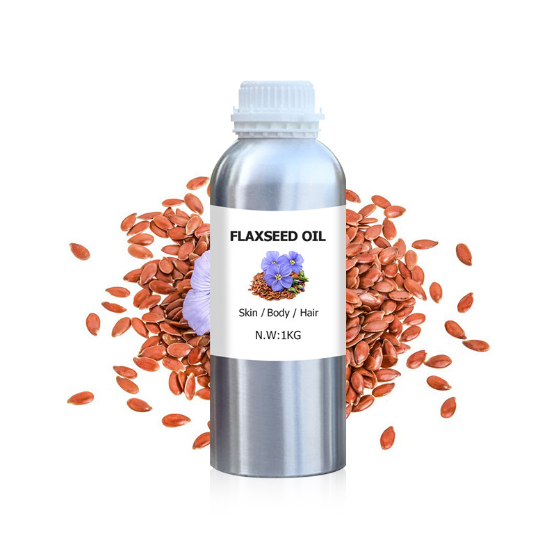 Edible grade plant extract cold pressed essential oil 100% natural organic flaxseed oil Spice oil added to food